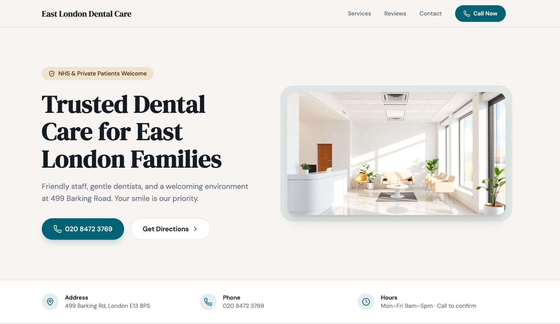 East London Dental Care , screenshot 1