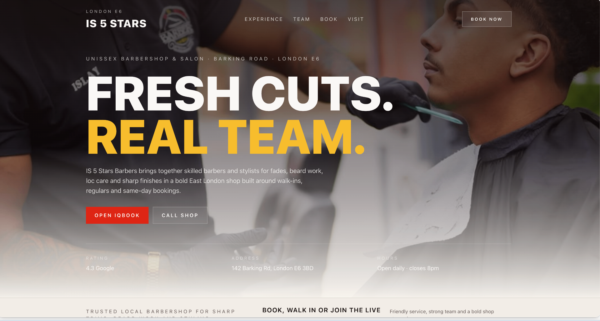 IS 5 Stars Barbers , screenshot 1