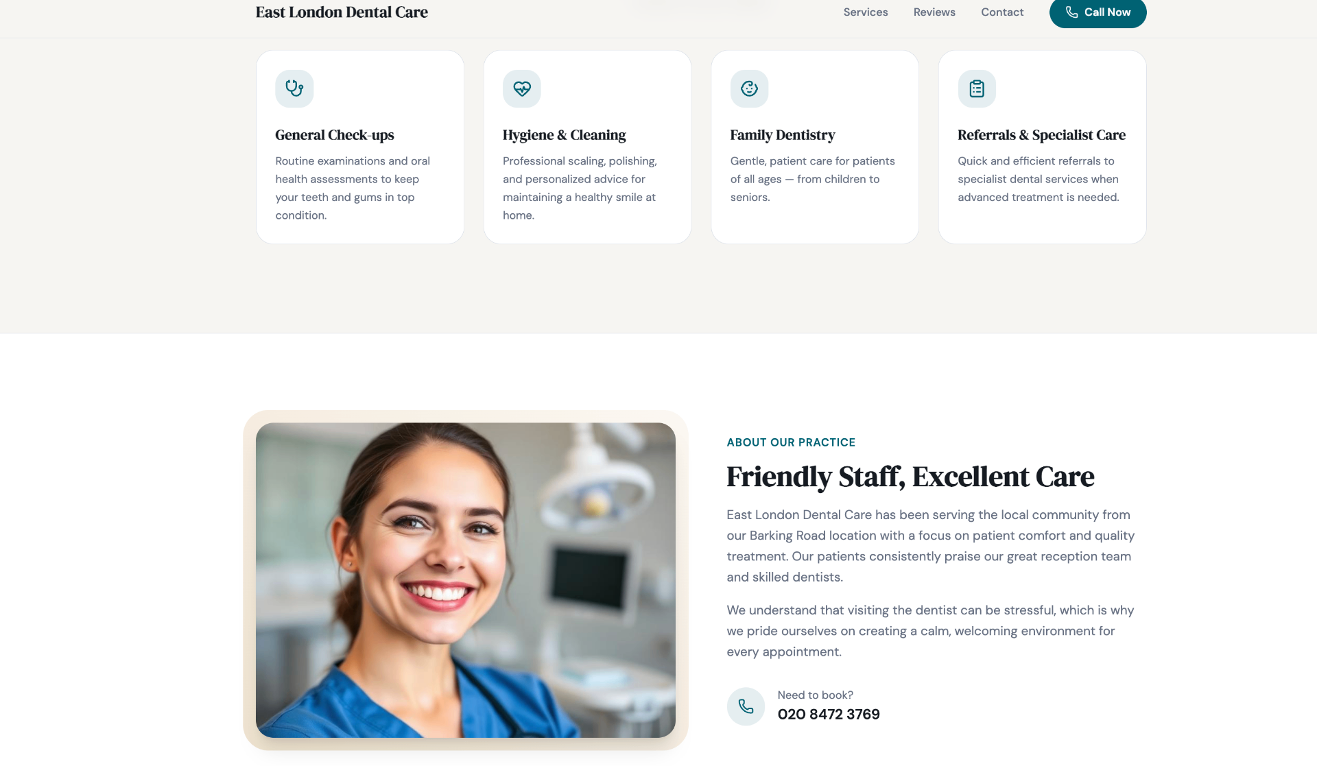 East London Dental Care , screenshot 2
